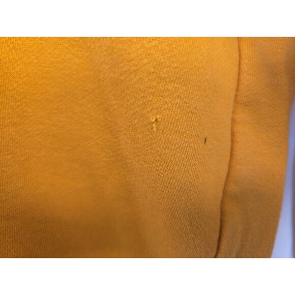 VTG GAP Sweatshirt Mens M Yellow Athletic Sweats Blank Essential 90s Y2K Baggy - Picture 4 of 10